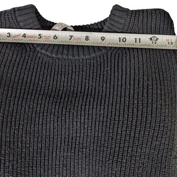 Athleta Sporty Cozy Chic Athleisure Long Sleeve Dress Black Size Medium - Picture 7 of 8